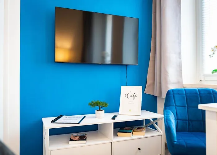 Apartmento Blue - Zentral - Wifi - Netflix شقة